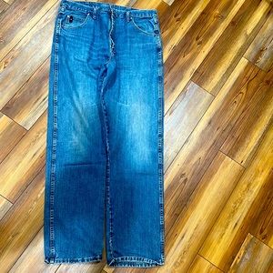 Men’s ex 02 brand relaxed straight denim